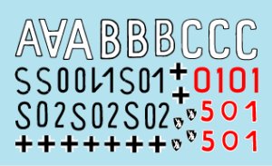 画像3: STAR DECALS[SD35-C1064]1/35 WWII独 指揮戦車 #8 国防軍のティーガーI/II (3)