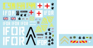 画像2: STAR DECALS[SD35-C1067]1/35 バルカン半島の平和維持軍 #7 FV432,シミター,ウォリアー (2)
