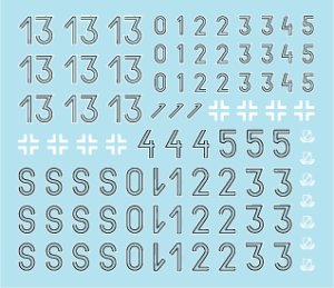 画像3: STAR DECALS[SD35-C1070]1/35 WWII独 LSSAH師団第13中隊のティーガーI 1943-1944 (3)