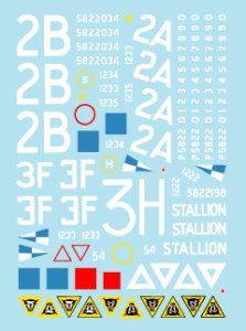 画像3: STAR DECALS[SD35-C1082]1/35 WWII英 北西ヨーロッパのウォーターバッファロー #1 LVT-2,LVT(A)-2 (3)