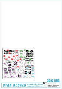 画像2: STAR DECALS[SD35-C1103]1/35 自由フランス軍のシャーマン#2 M4A3,M4A3 105mm, M4A3(76) (2)