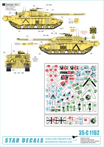 画像2: STAR DECALS[SD35-C1162]1/35 チャレンジャーI. RSDG  - 湾岸戦争1991年の王室スコットランドドラグーンガード (2)
