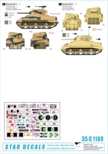 画像2: STAR DECALS[SD35-C1169]1/35 北アフリカにおける英国陸軍のシャーマン　シャーマンMk II（1942年）編 (2)