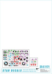 画像2: STAR DECALS[SD35-C1171]1/35 シャーマンMk V　英国とポーランドのMk V 'チューリップ'とMk VC ファイアフライ (2)