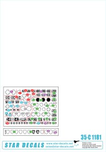 画像2: STAR DECALS[SD35-C1181]1/35 WWII ドイツ 第18装甲擲弾兵師団 #1 1941〜43年 II号戦車A〜C型及びF型、IV号戦車D型、F2型 (2)