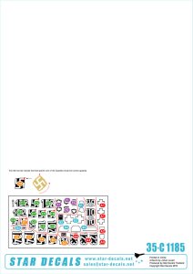 画像2: STAR DECALS[SD35-C1185]1/35 WWII ドイツ ベルリン攻防戦 #4 ハノマークD型カノーネンワーゲン、III号突撃G型他 (2)