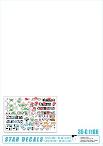 画像2: STAR DECALS[SD35-C1186]1/35 WWII ドイツ 秩序警察所属の装甲車 #1 ADGZ8×8装甲車 (2)