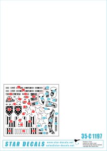 画像2: STAR DECALS[SD35-C1197]1/35 ベトナム戦争 米陸軍 ガントラック＃4 四連装M2銃座搭載のガントラック　イージーライダース「ヤングクルセイダーズ」 (2)