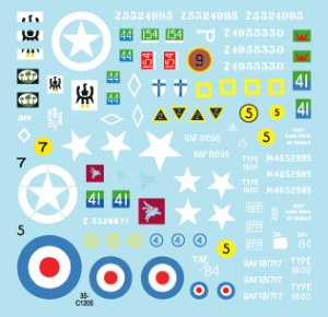画像3: STAR DECALS[SD35-C1205]1/35 WWII 英陸軍 イギリス陸軍の装甲車＃2 北西ヨーロッパに於けるM3A1ホワイトスカウトカーとハンバー LRC MkIII (3)