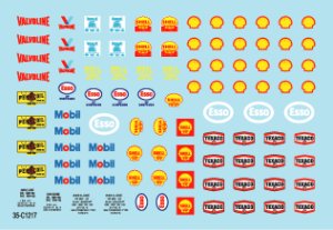 画像2: STAR DECALS[SD35-C1217]1/35 WWII 現用 55ガロン/200リットルドラム缶用オイルメーカーマーキング集 (2)