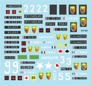 画像3: STAR DECALS[SD35-C1220]1/35 仏 ベトナム戦争 第一次インドシナ戦争でのフランス極東派遣軍 ＃5 (3)