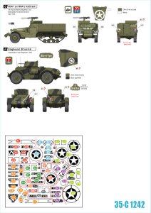 画像2: STAR DECALS[SD35-C1242]1/35 WWII イタリア戦線でのポーランド軍装輪装甲車と駆逐戦車 1943-45＃3 (2)