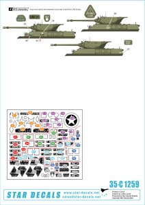 画像3: STAR DECALS[SD35-C1259]1/35 WWII 英 英国王立砲兵隊♯2 北西ヨーロッパのクロムウェル戦車 M10ウルヴァリン アキリーズ駆逐戦車 (3)
