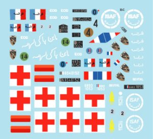 画像2: STAR DECALS[SD35-C1269]1/35 現用 仏 NATO軍ISAF♯3 アフガニスタンでのフランス陸軍所属VABとVBL (2)