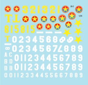 画像2: STAR DECALS[SD35-C1276]1/35 現用 ベトナム戦争 ベトナム＃4 NVA(北ベトナム正規軍)所属のT-54戦車マーキング集 (2)