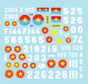 画像3: STAR DECALS[SD35-C1277]1/35 現用 ベトナム戦争 ベトナム＃5 NVA(北ベトナム正規軍)の戦車と装甲車 (3)