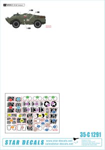 画像2: STAR DECALS[SD35-C1291]1/35 現用 露 コーカサスの戦い＃5 第1次および第2次チェチェン戦争1994〜2009 BTR-70/BRDM-2/BRDM-2コンクル (2)