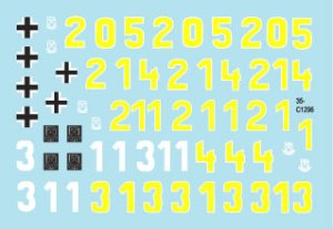 画像2: STAR DECALS[SD35-C1296]1/35 WWII 独 フランスでのドイツ武装SSのタイガー＃5 奇数の砲塔番号 SS第101重戦車大隊 1944年夏 (2)