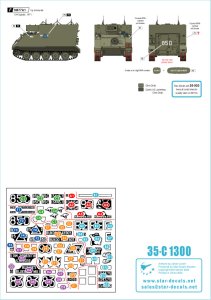 画像2: STAR DECALS[SD35-C1300]1/35 現用 オージースペシャルM113 オーストラリア軍のM113A1フィッター/M113A1RAEME/M577コマンドポスト (2)