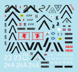 画像3: STAR DECALS[SD35-C1302]1/35 現用 湾岸戦争1990〜91 英国軍の偵察AFV CVR(T)スコーピオン/シミター (3)