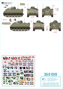 画像2: STAR DECALS[SD35-C1319]1/35 ベトナム戦争 豪 ベトナムでのオーストラリア軍＃4 T50砲塔を装備した豪軍のM113 (2)