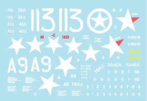 画像2: STAR DECALS[SD35-C1323]1/35 WWII 米軍AFV特集＃6 ヨーロッパでのM4A3(75)W 1944〜45 第11機甲師団 第42機甲師団 第784機甲師団 (2)