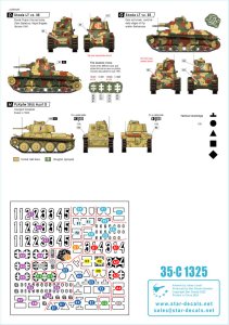 画像2: STAR DECALS[SD35-C1325]1/35 WWII 枢軸軍に参加した東ヨーロッパの戦車＃7 第二次世界大戦中におけるチェコとスロバキアの戦車 (2)