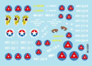 画像3: STAR DECALS[SD35-C1337]1/35 現用 キューバ軍の戦車とAFV＃1 M4A3E8シャーマン A34コメット スタッグハウンド グレイハウンド M3A1スカウトカー M3A1スチュアート (3)