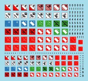 画像2: STAR DECALS[SD35-C1347]1/35 現用 危険標識/警告標識セット (2)