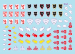 画像2: STAR DECALS[SD35-C1361]1/35 WWII ドイツ 突撃砲部隊＃3 突撃砲大隊の汎用マーキング＃3 (2)