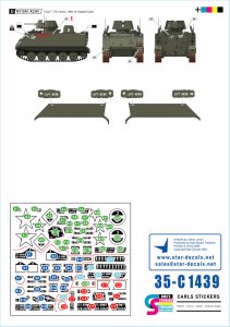 画像3: STAR DECALS[SD35-C1439]1/35 現用 ベトナム戦争のM113＃1 第17騎兵連隊のM113A1 ACAV B/E/F/H中隊 (3)