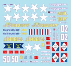 画像2: STAR DECALS[SD35-C1435]1/35 WWII アフリカのフランス軍戦闘車両＃5 第1胸甲騎兵連隊/第2アフリカ騎兵連隊のM4A4シャーマン 1943/44年 (2)