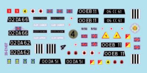 画像2: STAR DECALS[SD35-C1437]1/35 現用 ベルリン旅団のイギリス軍フェレットMk.2/3 (2)