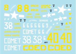 画像2: STAR DECALS[SD35-911] 1/35 硫黄島のシャーマン/火炎放射戦車 デカールセット (2)