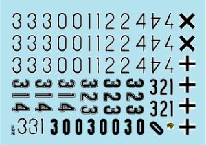 画像2: STAR DECALS[SD35-916] 1/35 第503重戦車大隊のティーガー #3 第3中隊 クルスク1943 デカールセット (2)