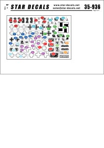 画像2: STAR DECALS[SD35-936]1/35　I号戦車特殊型&F型 デカールセット (2)