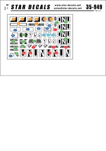 画像2: STAR DECALS[SD35-949]1/35　アフリカの戦争 #2. T-54A/M1シャーマン/M47/M113デカールセット (2)