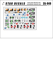 画像3: STAR DECALS[SD35-949]1/35　アフリカの戦争 #2. T-54A/M1シャーマン/M47/M113デカールセット (3)