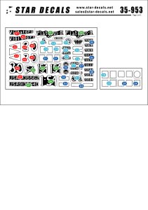 画像2: STAR DECALS[SD35-953]1/35　オーストラリア軍車両デカール#1.LVT-4 & M19 ダイアモンドT (2)