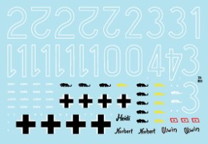 画像3: STAR DECALS[SD35-955]1/35　 アフリカのティーガー#2第501重戦車大隊白ナンバー (3)