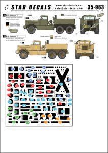 画像2: STAR DECALS[SD35-963]1/35　 M19 ダイアモンドT 戦車運搬車デカールセット#1.中東/北アフリカ (2)