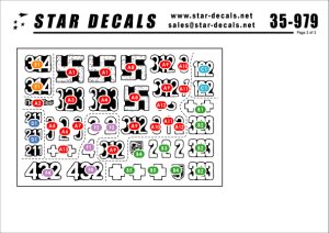 画像2: STAR DECALS[SD35-979]1/35　ベルリン戦 Part.3ベルリン市内及び周辺部のパンターとパンタートーチカデカールセット (2)