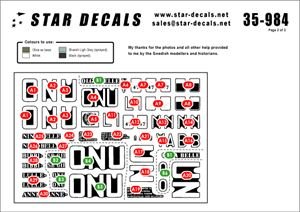 画像2: STAR DECALS[SD35-984]1/35　コンゴ動乱#1 国連軍(スウェーデン軍部隊) (2)