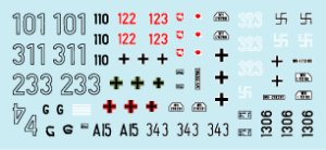 画像3: STAR DECALS[SD72-A1001] 1/72 ベルリンの戦い 45 #1 ハーフトラック、突撃砲、ティーガーI/II (3)