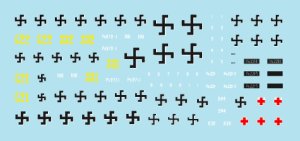 画像3: STAR DECALS[SD72-A1005]1/72 WIIのフィンランド戦車 #1 デカールセット KV-1,IV号,JSU-152,T37/T38 (3)