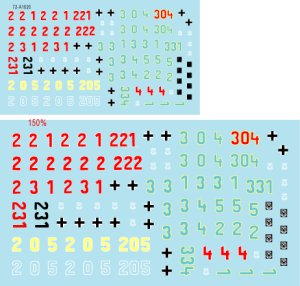 画像3: STAR DECALS[SD72-A1020]1/72 西部戦線のティーガー#2 SS第101重戦車大隊 第2,3中隊 (3)