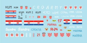 画像3: STAR DECALS[SD72-A1038]1/72 現用 バルカン半島 クロアチア陸軍＃2 祖国戦争でのT-55 クロアチア1991-92年 (3)