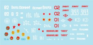 画像3: STAR DECALS[SD72-A1083]1/72 WWII ソ/露 ロシア赤軍T-34/85 1944年砲塔 1944〜45 (3)