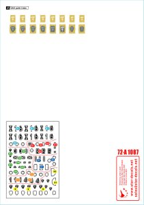 画像2: STAR DECALS[SD72-A1087]1/72 WWII 独 パンツァーインデザート＃4 北アフリカでのII号戦車F型 (2)