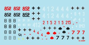 画像3: STAR DECALS[SD72-A1089]1/72 WWII 独 パンツァーインデザート＃6 北アフリカでのIV号戦車F2/G型 (3)